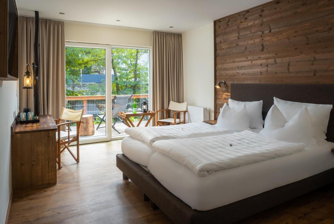 Bodetaler Basecamp Lodge - Bergsport- Und Naturerlebnishotel 鲁贝兰德 外观 照片
