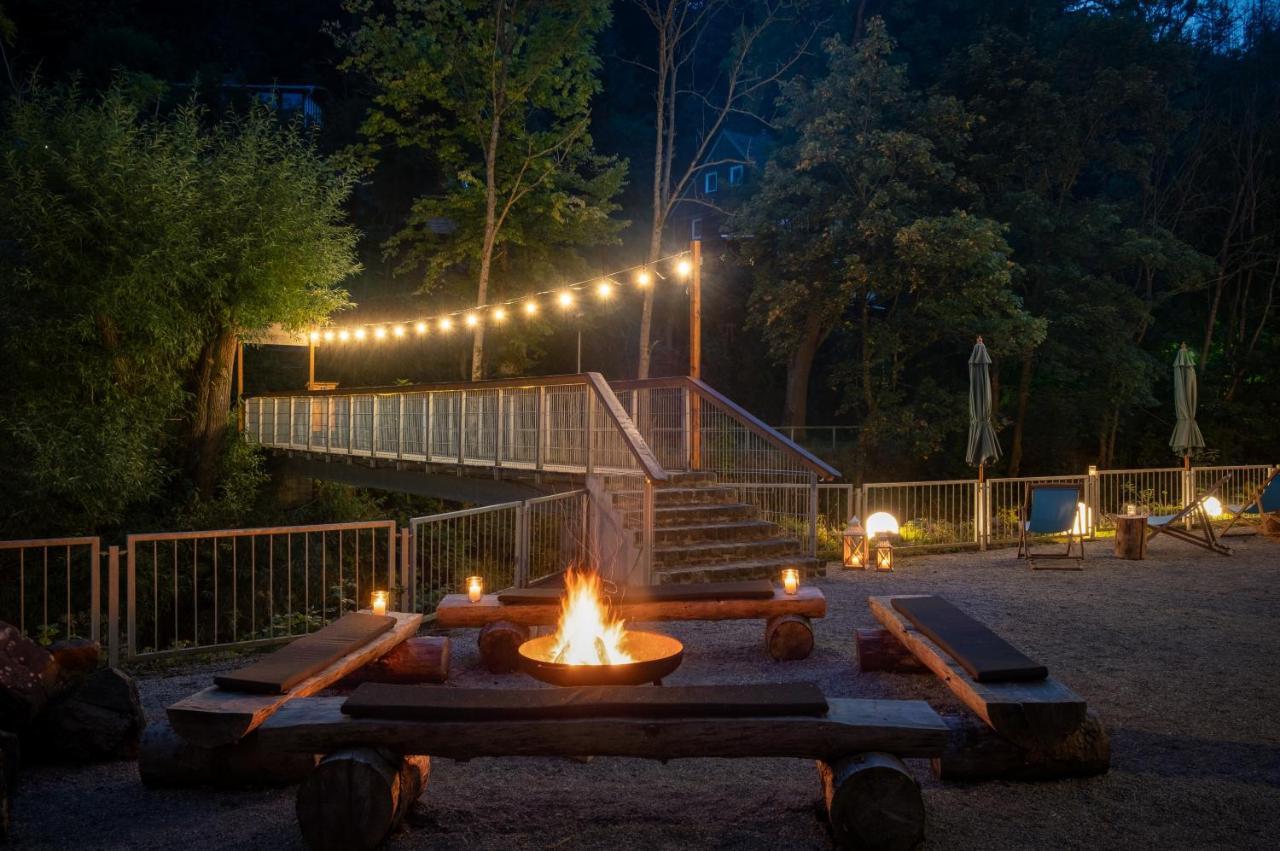Bodetaler Basecamp Lodge - Bergsport- Und Naturerlebnishotel 鲁贝兰德 外观 照片